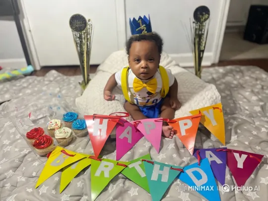 Baby Celebrates First Birthday with Dance – AI Generated Video | Hailuo AI