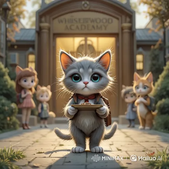 Felix the Kitten Faces Bullying at Whiskerwood Academy – AI Generated Video | Hailuo AI