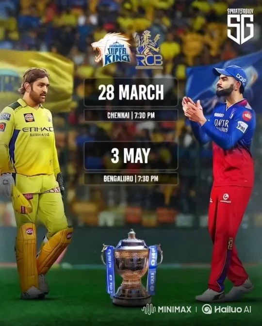 CSK vs RCB: Cricket Clash with High Stakes – AI Generated Video | Hailuo AI