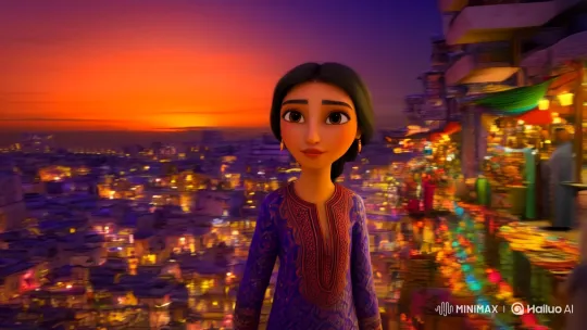 Ramadan in the City: A Woman's Journey Through Tradition – AI Generated Video | Hailuo AI