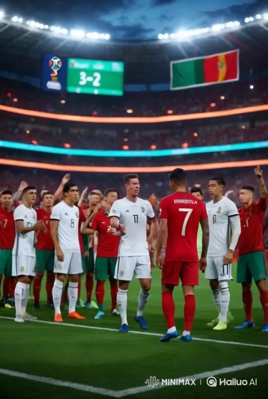 Ronaldo Congratulates Germany in Tears – AI Generated Video | Hailuo AI