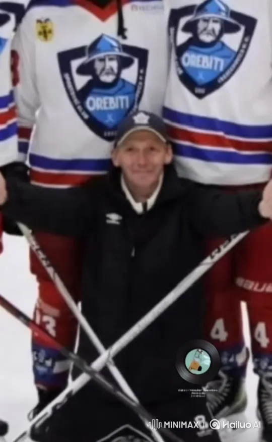 Hockey Team Unity and Camaraderie Display – AI Generated Video | Hailuo AI