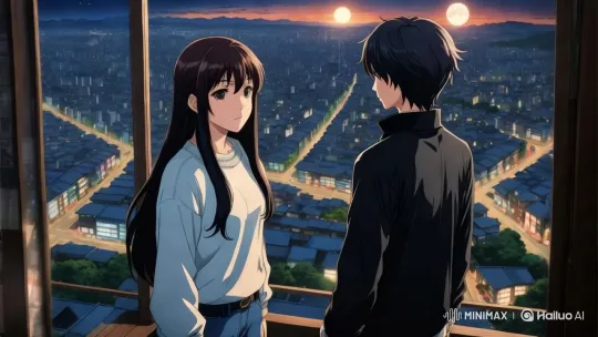 Twilight Cityscape: Love, Magic, and Destiny's Trial – AI Generated Video | Hailuo AI