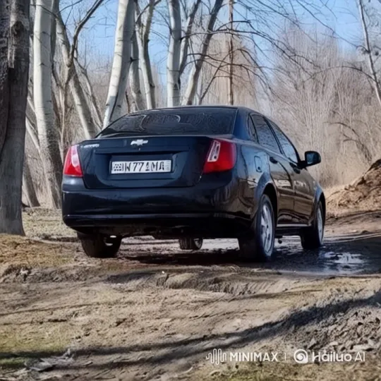 Mud Road Parked Chevrolet with Dynamic Tracking Shot – AI Generated Video | Hailuo AI