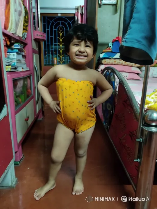 Colorful Room Dance by Confident Young Girl – AI Generated Video | Hailuo AI