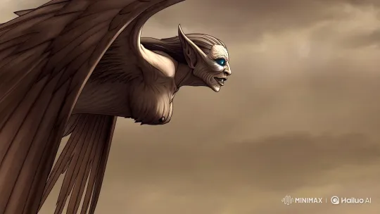 Renaissance-Inspired Fantasy: Harpy Meets Innocent Beastkin Baby – AI Generated Video | Hailuo AI