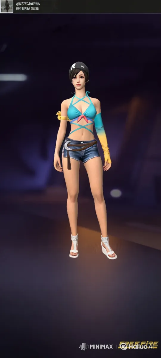 Live2D Video: Confident Girl in Casual Style – AI Generated Video | Hailuo AI