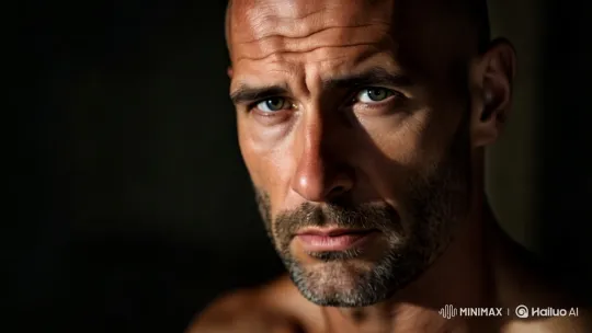 Cinematic Portrait: Intimate Close-up with Soft Lighting – AI Generated Video | Hailuo AI