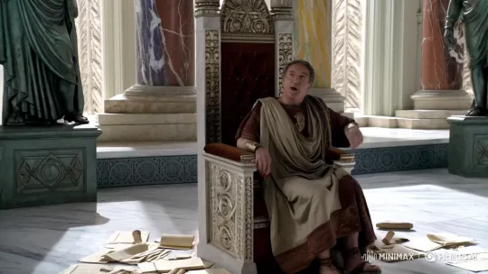 Julius Caesar in Contemplation Amidst Imperial Splendor – AI Generated Video | Hailuo AI