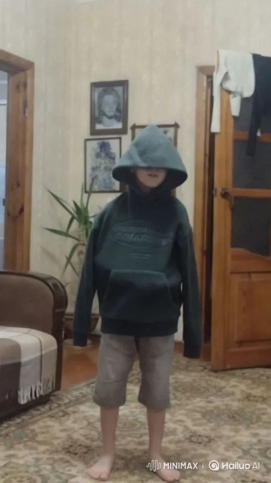 Boy in Hoodie Shoots and Blows Up Room – AI Generated Video | Hailuo AI