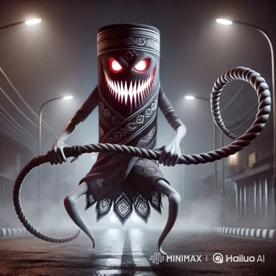 Live2D Animated Kung Fu Fighter in Mysterious Street Setting – AI Generated Video | Hailuo AI