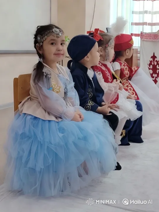 Children in Traditional Costumes Displayed – AI Generated Video | Hailuo AI