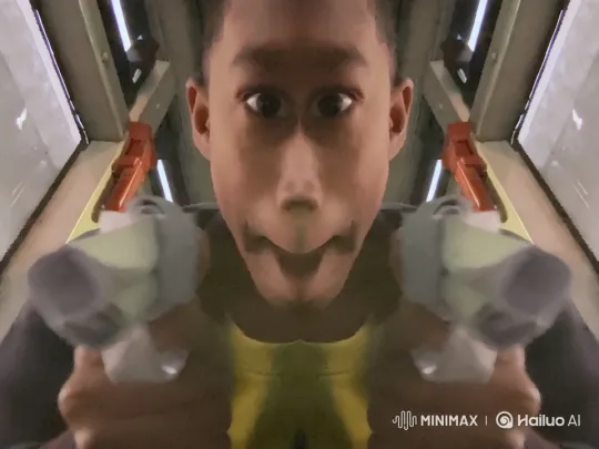 Person Examines White Object in Modern Interior – AI Generated Video | Hailuo AI