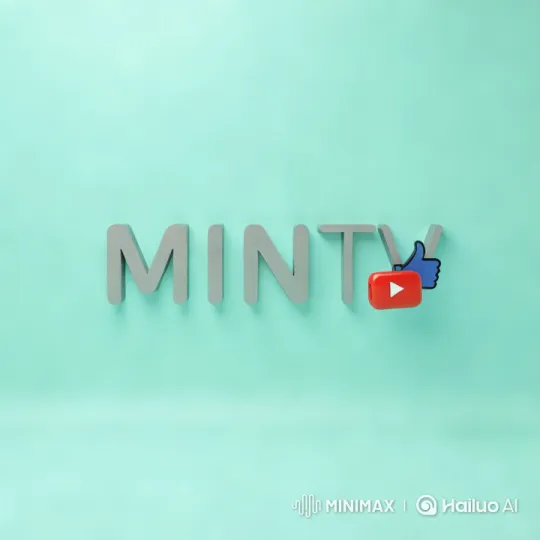 Modern, Clean YouTube Thumbnail Design for MINTV – AI Generated Video | Hailuo AI