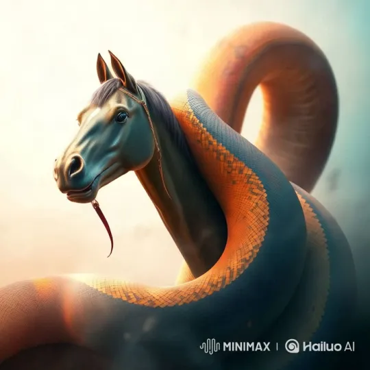 The Serpent King: A Fusion of Horse and Serpent – AI Generated Video | Hailuo AI
