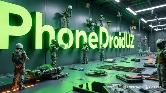 Futuristic Astronauts Assemble Glowing PhoneDroidUZ in Sci-Fi Lab – AI Generated Video | Hailuo AI