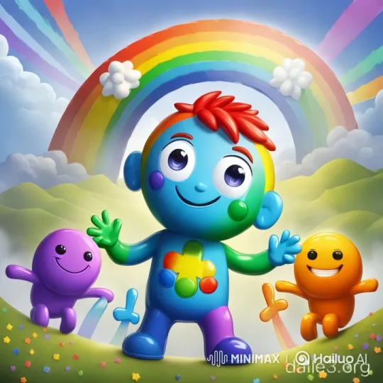 Colorful Animated Adventure with Joyful Characters – AI Generated Video | Hailuo AI