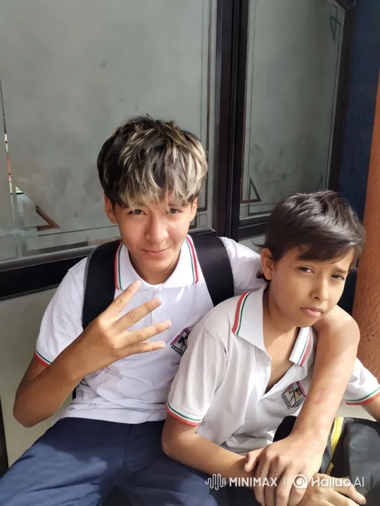 Boys Share Intimate Kiss in Sunlit School Setting – AI Generated Video | Hailuo AI