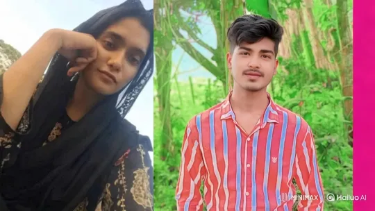 Contrasting Styles: Dynamic Portraits with Vibrant Outfits – AI Generated Video | Hailuo AI
