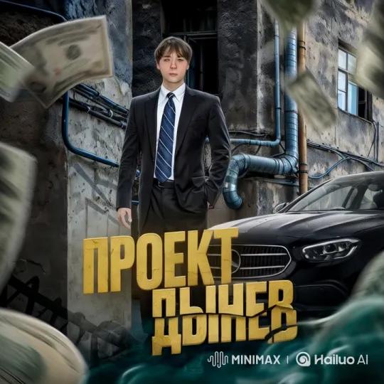 Young Man Embraces Wealth Ambition in Urban Setting – AI Generated Video | Hailuo AI