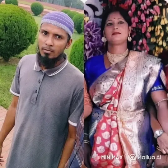 Dual Portraits: Man in Garden and Woman in Saree – AI Generated Video | Hailuo AI