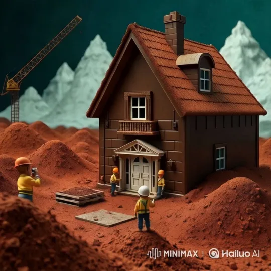 Construction Site: Artisanal Work on a Small House – AI Generated Video | Hailuo AI