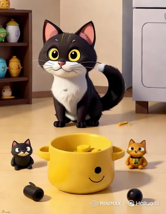 Cat Brews Coffee with Graceful Precision – AI Generated Video | Hailuo AI
