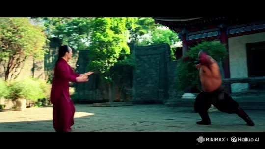 Shaolin Monk Prevails in Graceful Martial Arts Display – AI Generated Video | Hailuo AI