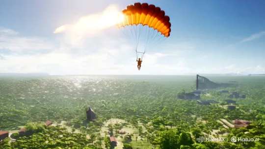 The Last Survivor" Begins with Intense, Isolated Descent into Battle – AI Generated Video | Hailuo AI