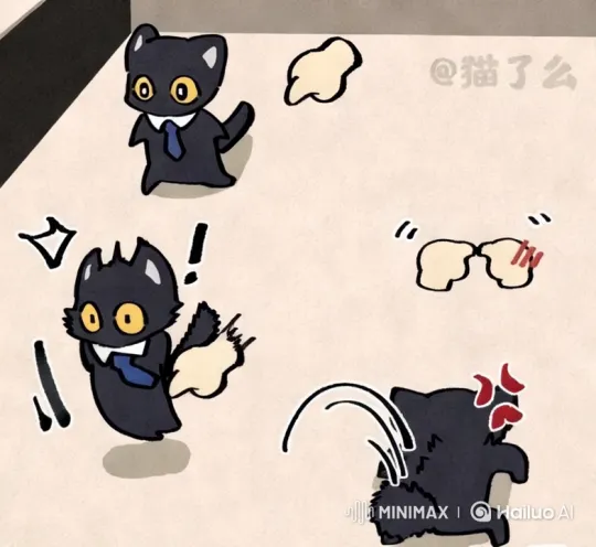 Cat's Playful Antics Captured with Aesthetic Camera Movements – AI Generated Video | Hailuo AI
