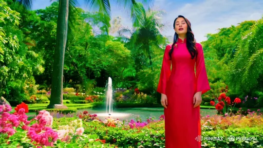 Vietnamese Woman Confesses Love in Tropical Garden – AI Generated Video | Hailuo AI