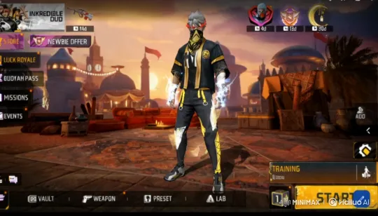 Character Dances with Energy in Exotic Marketplace – AI Generated Video | Hailuo AI