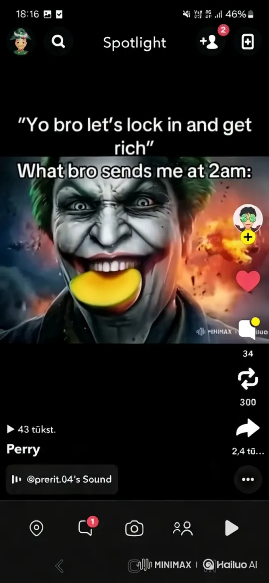 Joker with Mango: Surreal, Dramatic, and Eerie Scene – AI Generated Video | Hailuo AI