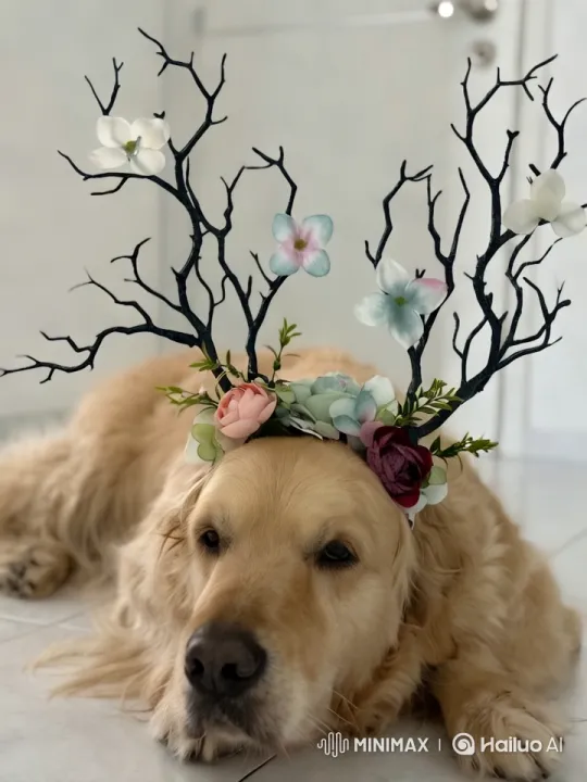 Golden Retriever Explores Enchanted Jungle Path – AI Generated Video | Hailuo AI