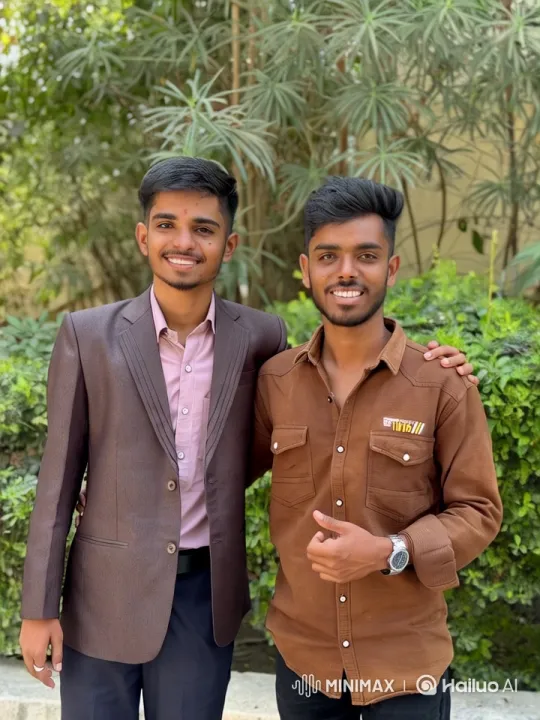 Two Friends Share a Moment of Affection in Nature – AI Generated Video | Hailuo AI
