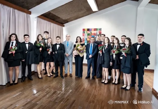 Formal Gathering Celebrated in Golden Hour's Glow – AI Generated Video | Hailuo AI
