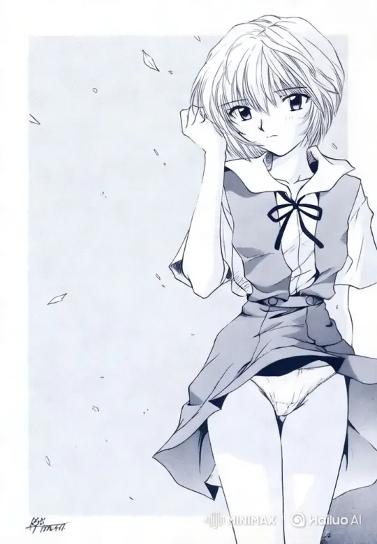Aesthetic Serenity: Girl in Flowing Dress Captured by Camera Movements – AI Generated Video | Hailuo AI