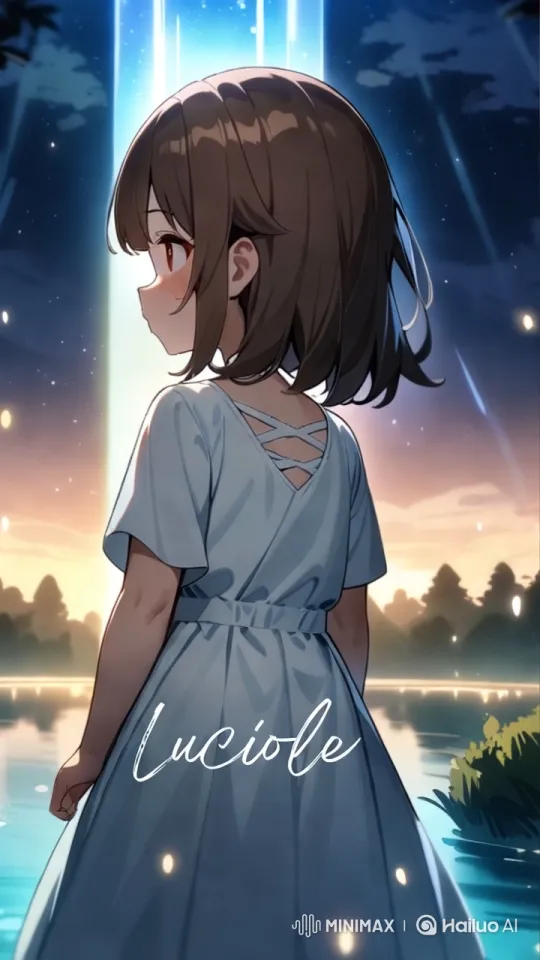 Twilight Serenity: Enchanted Girl by the Lake – AI Generated Video | Hailuo AI