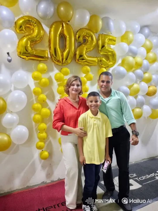 Family Celebrates Special Occasion with Festive Decor – AI Generated Video | Hailuo AI