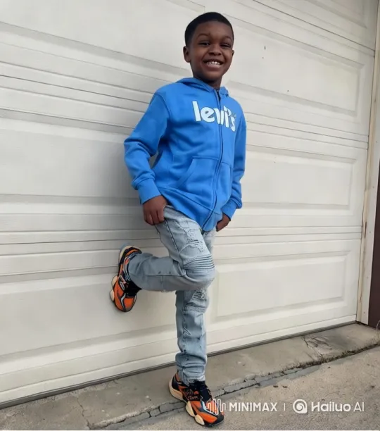 Boy Dances with Joy, Performs Backflip in Colorful Outfit – AI Generated Video | Hailuo AI