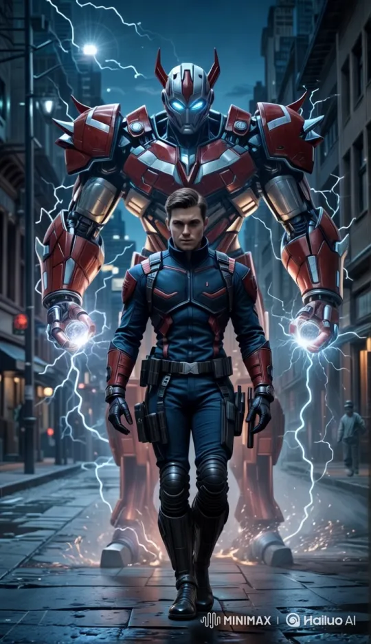 Warrior and Guardian Advance in Electrifying Cinematic Scene – AI Generated Video | Hailuo AI