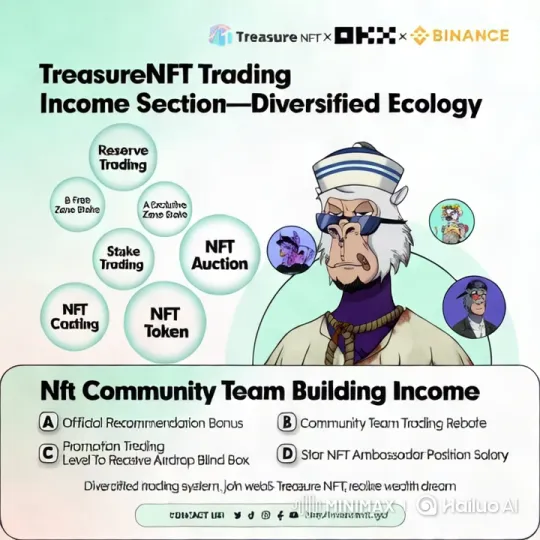 TreasureNFT: Web3 Wealth System and Community Income Overview – AI Generated Video | Hailuo AI