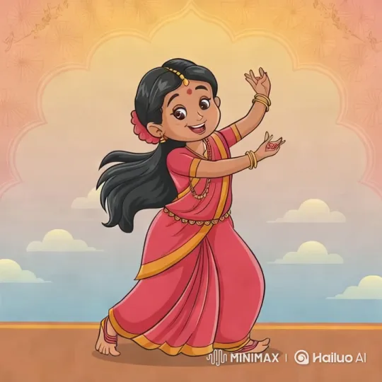 Traditional Dancer in Enchanted Fantasy Landscape – AI Generated Video | Hailuo AI