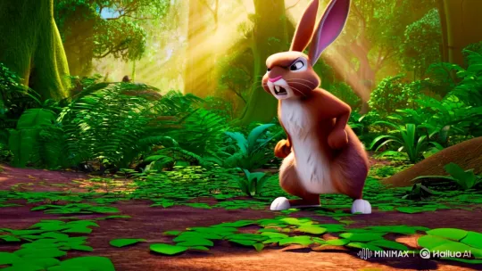 Rabbit's Determined Journey Through Enchanted Forest – AI Generated Video | Hailuo AI