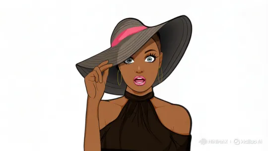 Live2D Character Joyfully Dancing in Stylish Hat – AI Generated Video | Hailuo AI