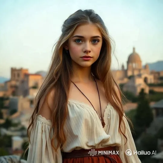 17th Century Heiress Bonds with Owl on Hilltop – AI Generated Video | Hailuo AI