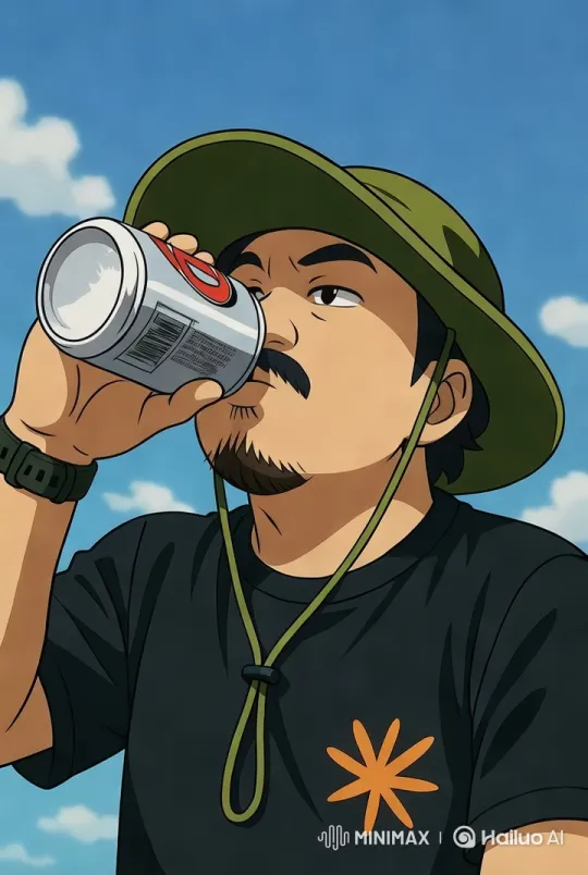 Portrait of a Person Enjoying a Drink in a Serene Setting – AI Generated Video | Hailuo AI