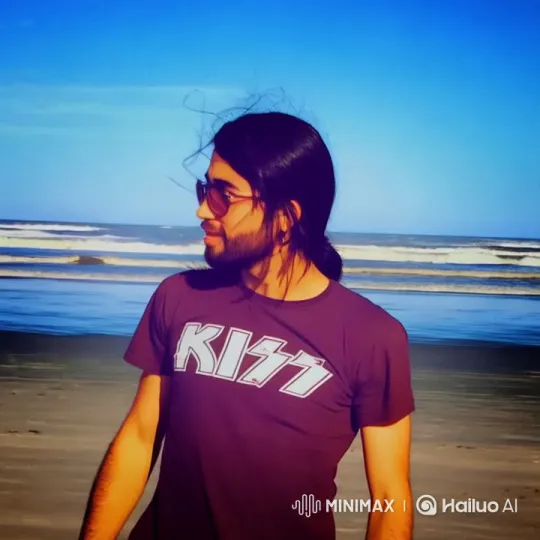 Run to the Sea: Live2D Animated Beach Scene – AI Generated Video | Hailuo AI