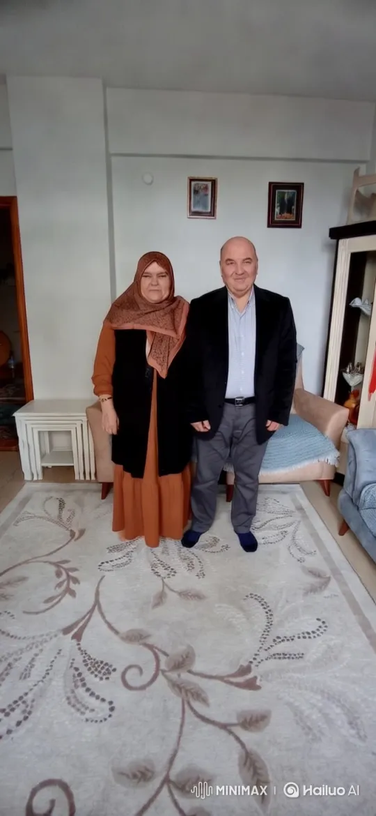Affectionate Couple in Cozy Living Room – AI Generated Video | Hailuo AI