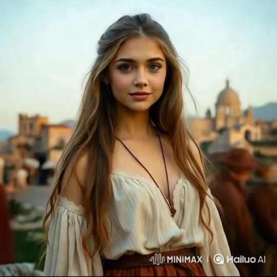 Young Heiress Showcases Heritage and Falcons – AI Generated Video | Hailuo AI